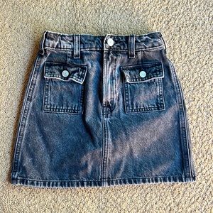 GAP Kids black denim skirt 10 SLIM